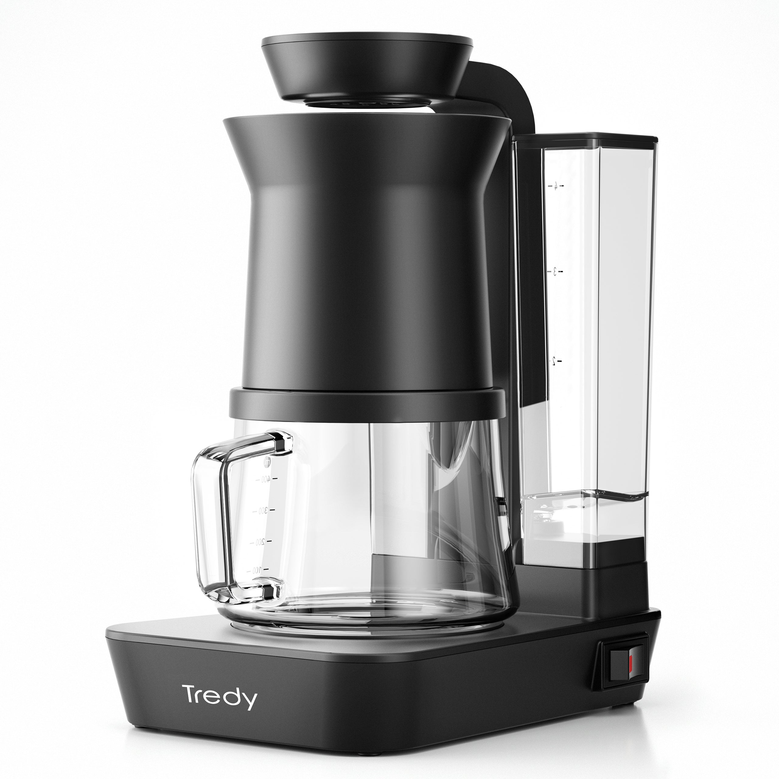  Tredy 2-Cup Coffee Maker, One Touch Automatic Drip